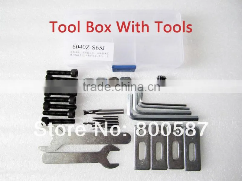 110V/220V 1500W CNC 6040 Z-S65J Engraving Machine with 4 axis Update from CNC 3040 For metal wood