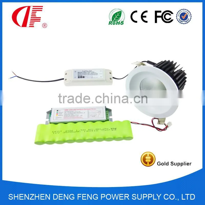 Led light emergency power pack with 8W 3 hours duration, emergency inverter with CE Rohs FCC approved