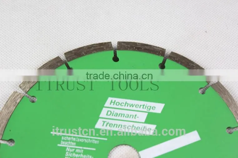 ITRUST good quality laser diamond saw blades for Concrete CT0110