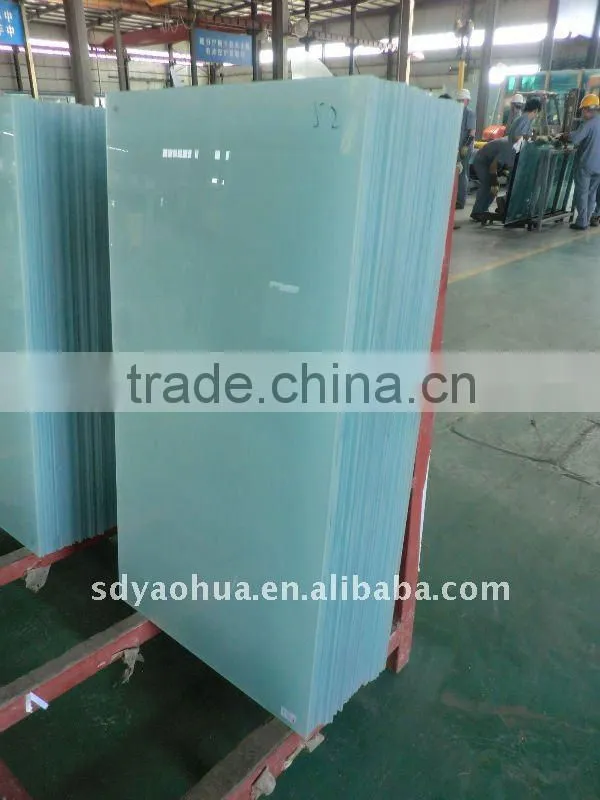 19mm over thickness glass clamp curtain wall(EN12150 CCC ISO9001)