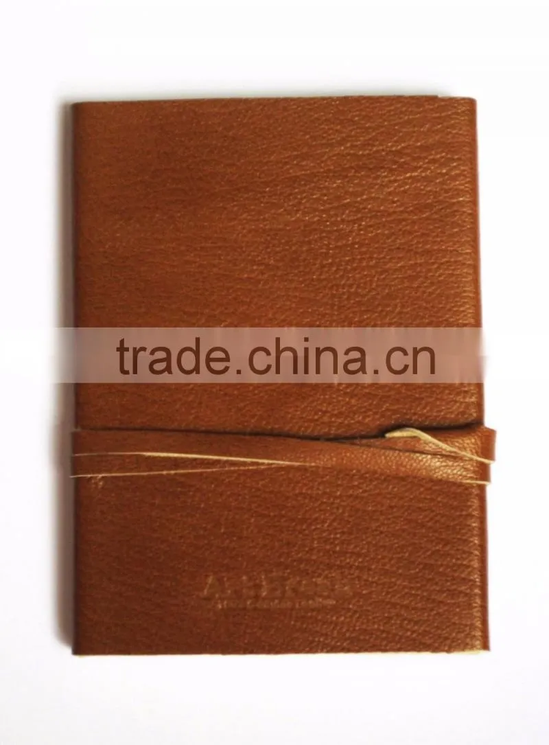 Blank Journal Leather Journal handmade cover Natural color notebook