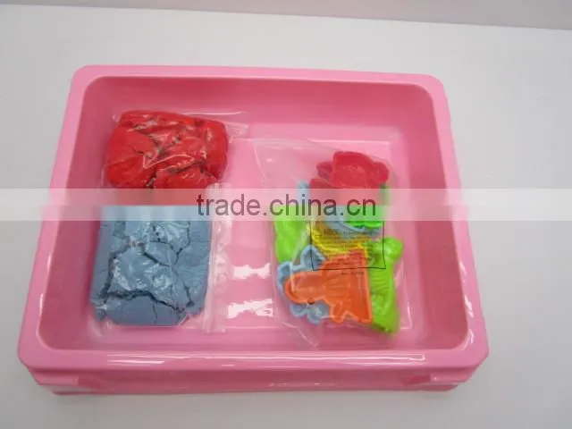 Ocean Animal Space Sand With 10 sand mold + 1 table, magic motion sand 500G