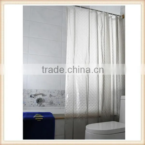 Eco-friendly Made in China bathroom christmas shower curtain