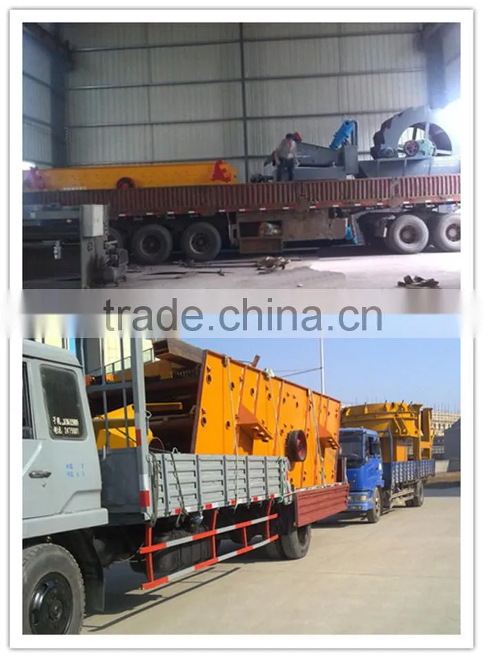 2016 hot selling low price vibrating screen for silica sand