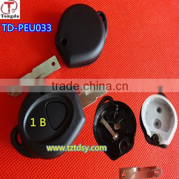 Tongda car key TD-PEU042 KEY.no logo , high qualty 2 button SX9 key for peugeot with big holes