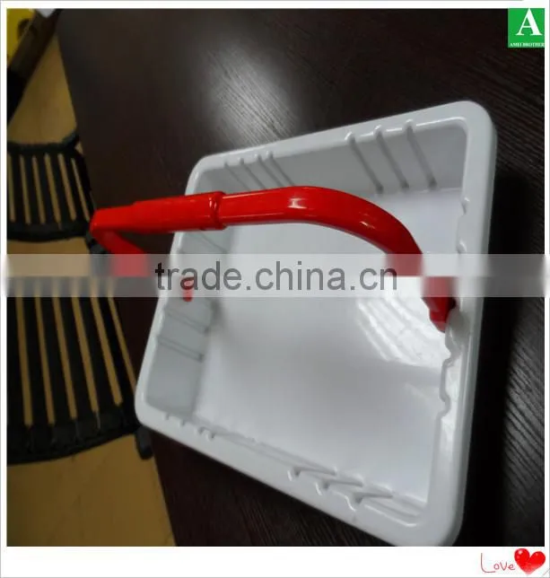 qualified black color ps chrome plastic thick compartments tray