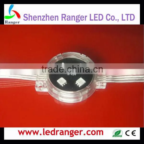 24 Pixels RGB LED Pixel Module DMX512 with Mini Decoder Clear cover with Lens for 5050 LEDs