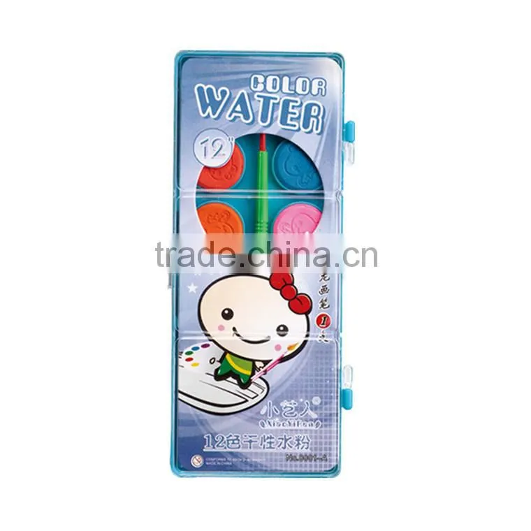 Hot Selling 12 Colors Watercolor Paints