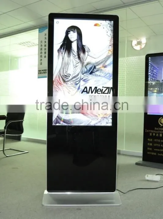 42 Inch Floor Standing Android Wifi Touch Screen Kiosk with photo print funtion