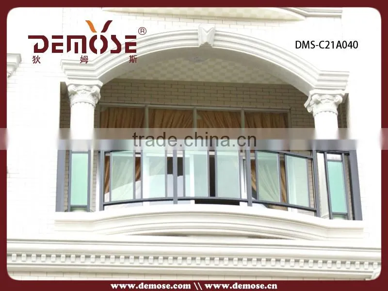 design stainless steel and glass stair railing post covers