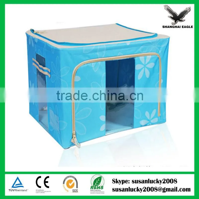High Quality Folding Non-Woven Storage Closet Box with PVC Window (diectly from factory)