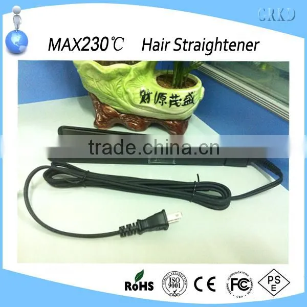 Top quality personalized hair straightener hair flat iron for beauty