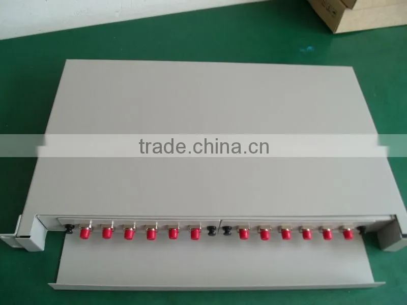 24 SC cores Slidable Rack-mount Fiber Optic Distribution Frame(ODF)