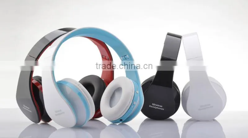 Hot sale foldable over ear wireless bluetooth headset