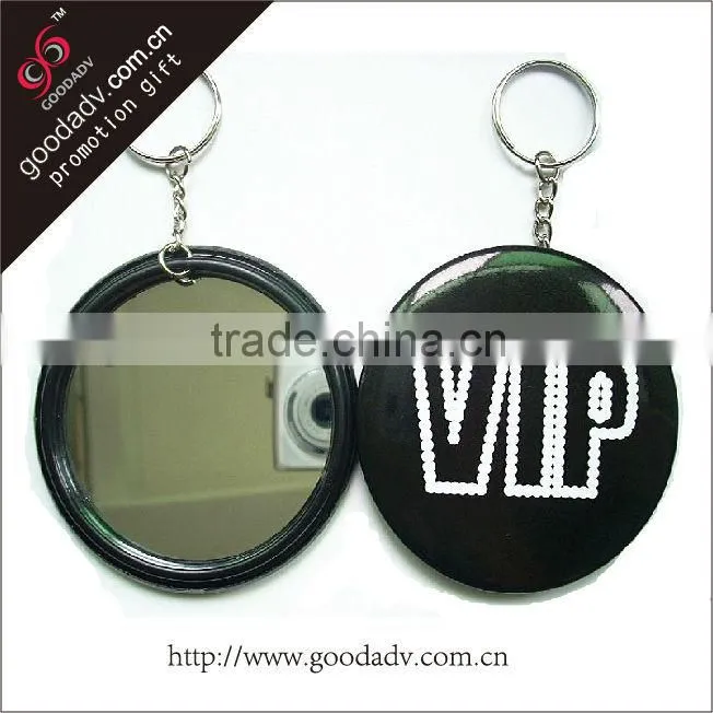 new products for 2014 promotional gifts tin pocket mirrow