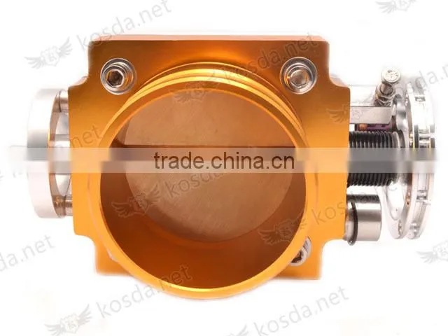 90mm racing individual throttle body, engine spare parts auto throttle body for turbo manifold