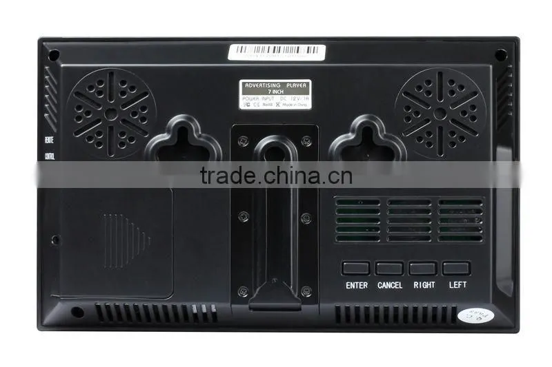 motion sensor activated 7 inch lcd advertising video digital shelf edge displays