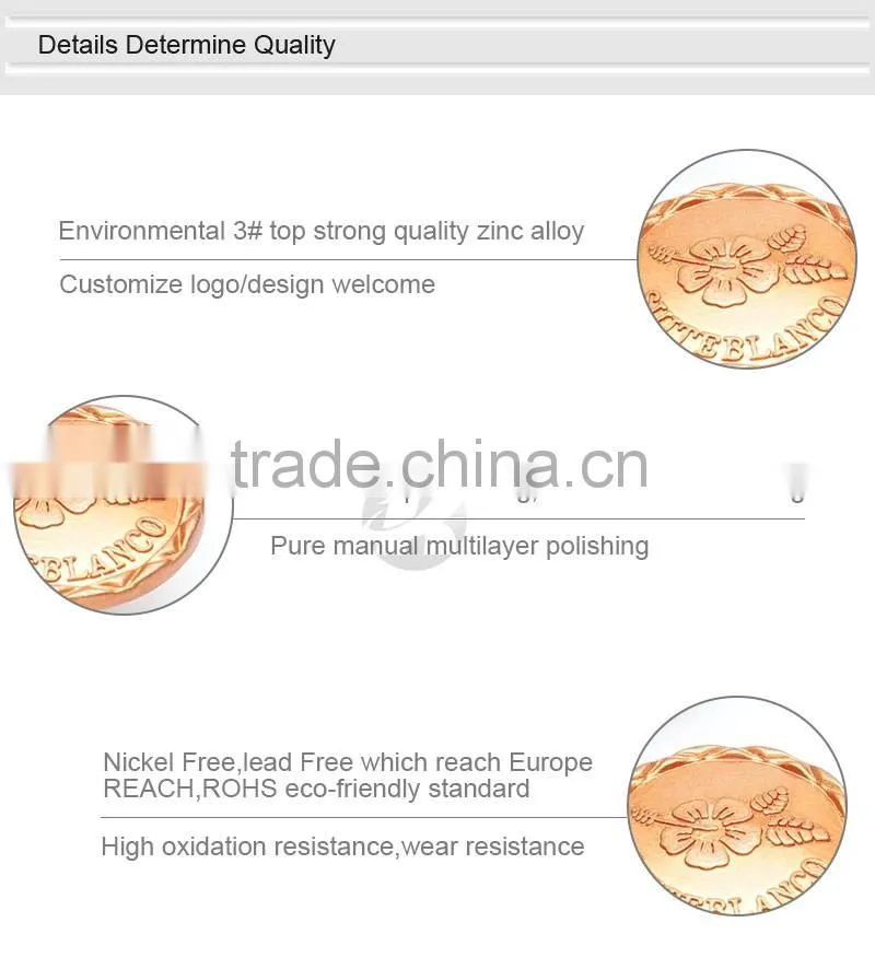 High Grade Copper Custom Made Clothing Button