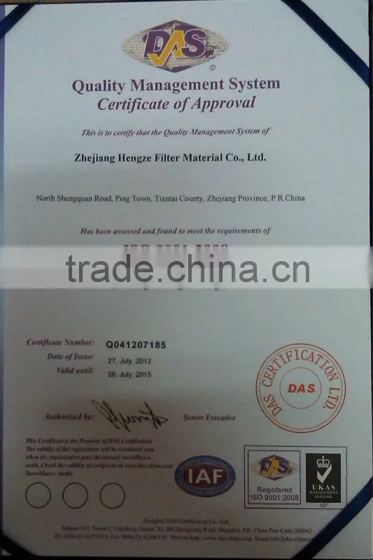 Nonwoven PPS nonwoven cloth