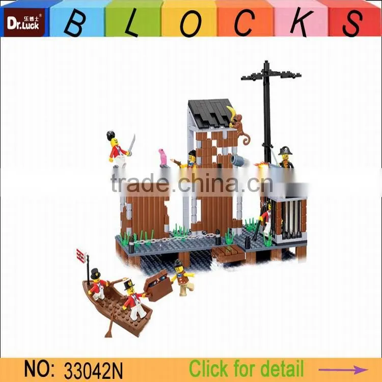 Pirate building blocks toys for kids