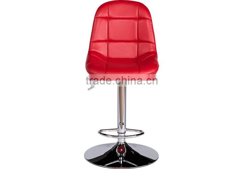 2015 modern chromed red barstools