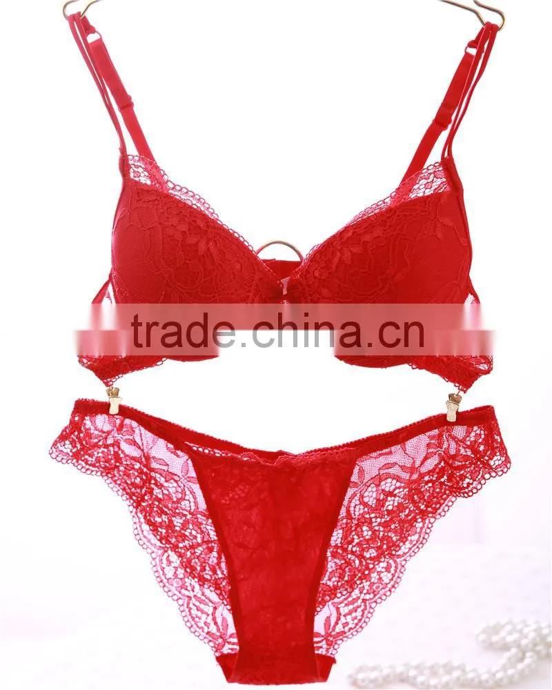 Fancy Beautiful Young Girls lady lace sexcy Underwear bra set