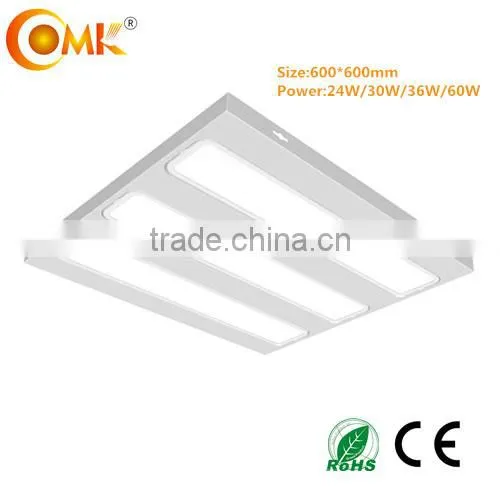 600*600 36W 3200LM office led grille light