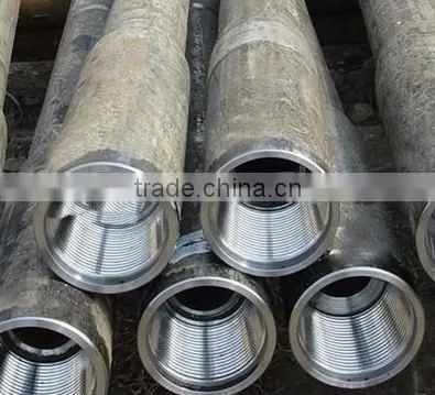 Integral heavy weight drill pipe