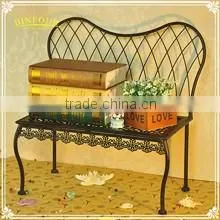 table standing 2 mesh pockets metal book stand