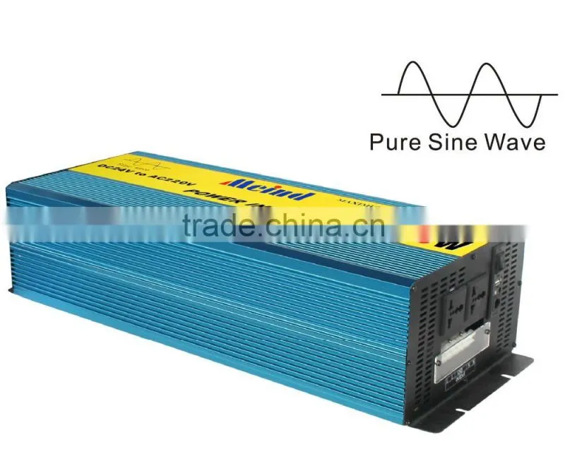 solar off grid inverter manufacturer DC12V to AC220V 5000W-6000W Pure sine wave inverter with Battery charger