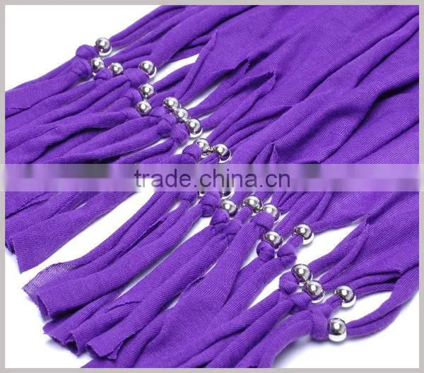 Purple Slider Pendant scarves with jewelry