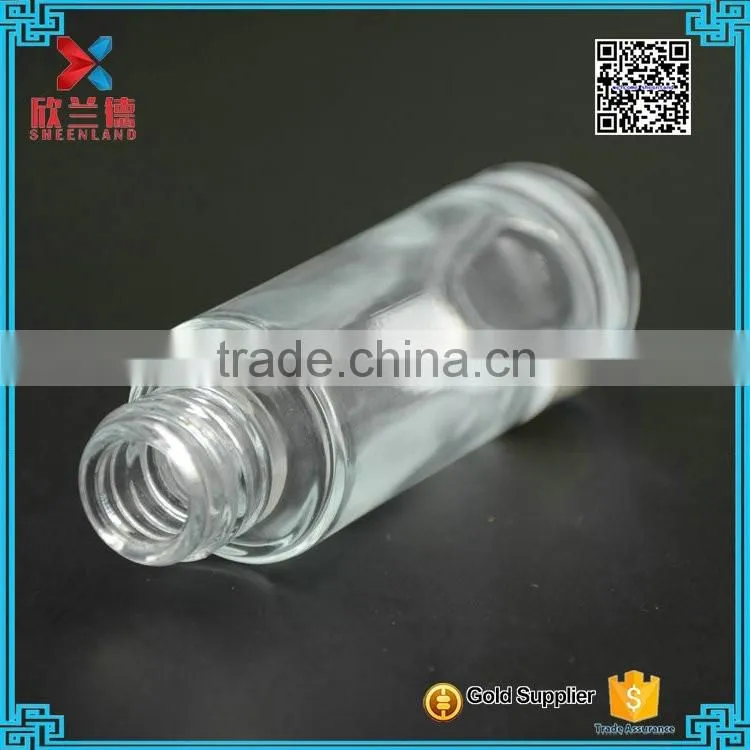 30ml cylinder glass medicine bottle/high quality empty pill bottles