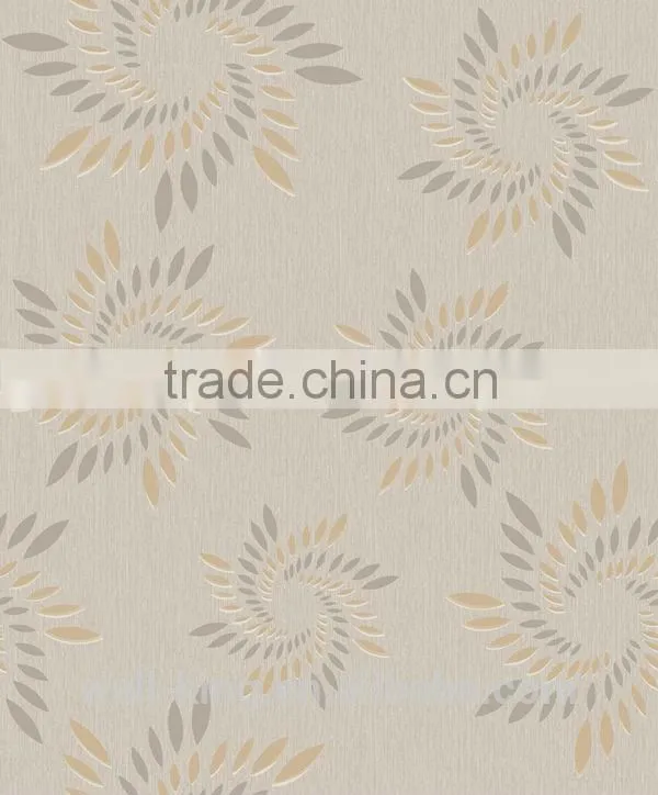vinyl wall paper with florid design new