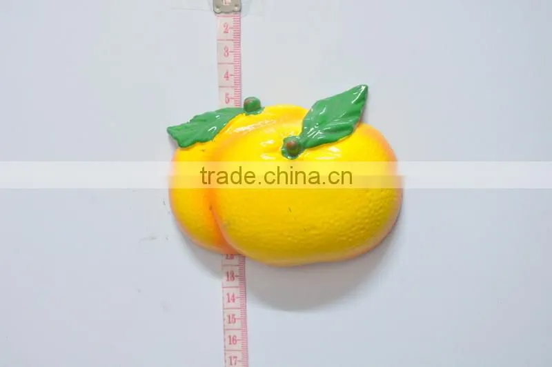 Apples Pears Orange Strawberrys Cute Shape Fruits and Vegetables and Colorful Promotion Fridge Magnets, Magnetic