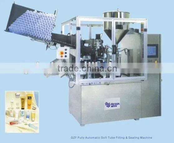 HQ-GZF Full Automatic Filling and Sealing Machine (facial cream, hair color dye cream )