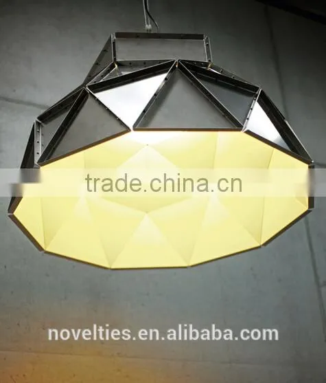 Dutch Designer Hanging Lamp Heavy Industrial Look-and-Feel Metal Triangles Pendant Lights