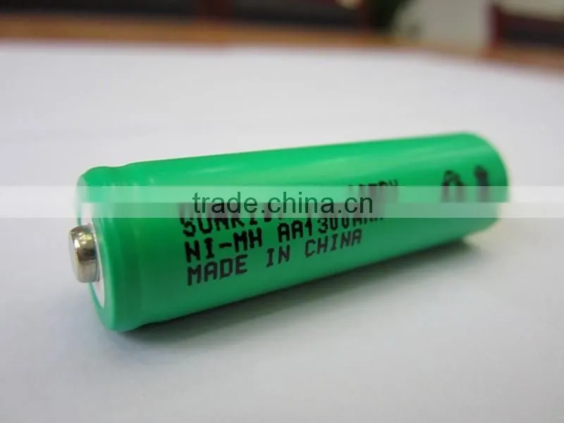 1.2v Ni-MH AA1300mAh rechargeable battery