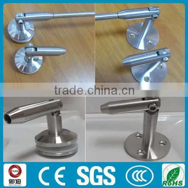 high quality stainless steel 316 glass to wall connector for glass canopy