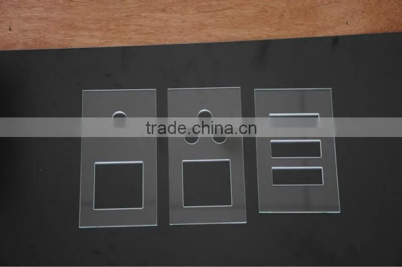 Elevator push button panel glass with EN12150 certificate