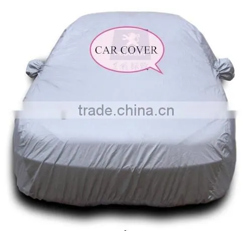 2015 best price car cover/with door zipper& mirror pockedt