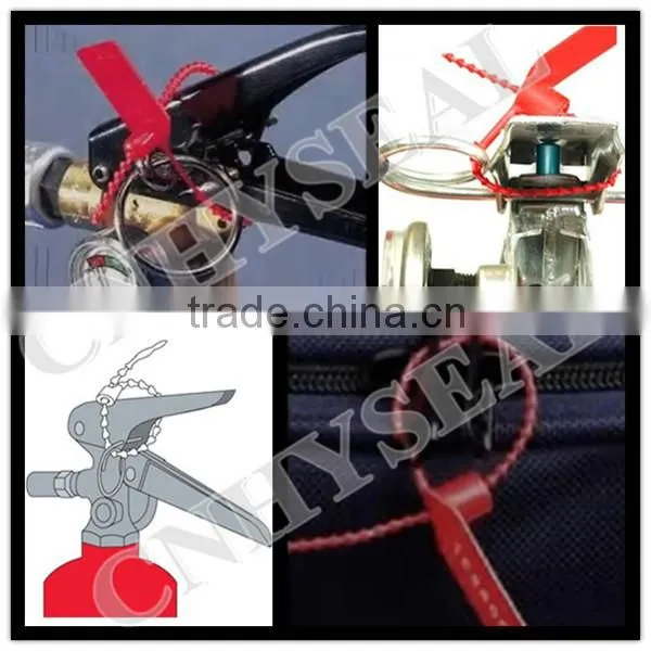CH301 Laser engrave plastic seal lock for container