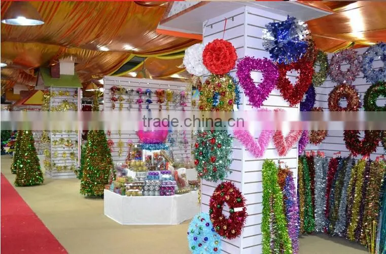 2015 Cheap Decorative Christmas PET Wreath
