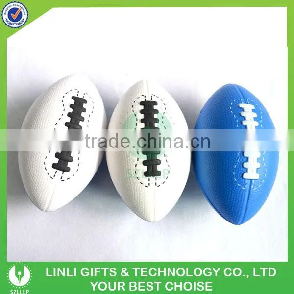 Rugby shape PU anti stress ball