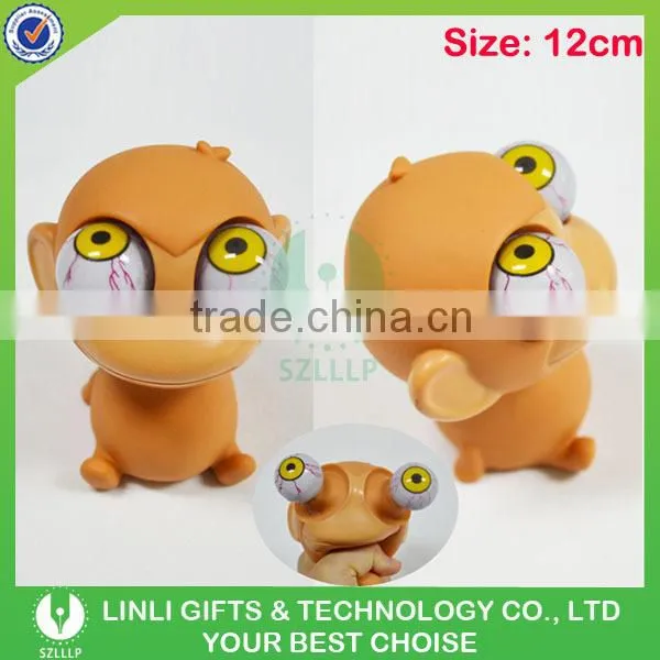 Passed EN71 monkey popping eyes animal toy