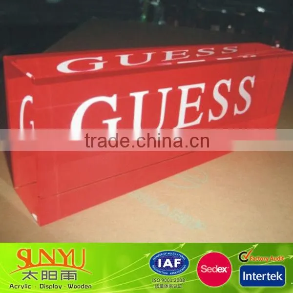 High quality clear plastic paperweight