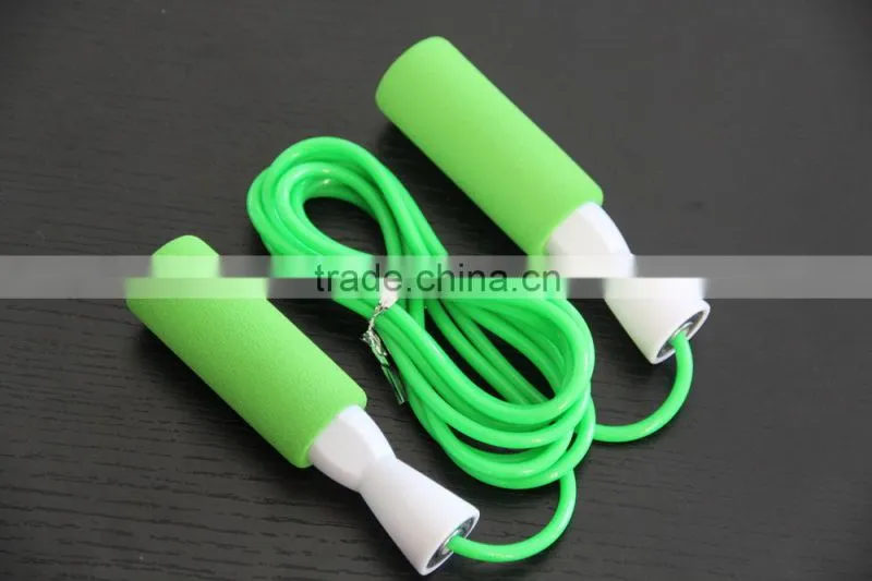 high quality jump rope with foam / high jump rope sale / bearing skipping rope