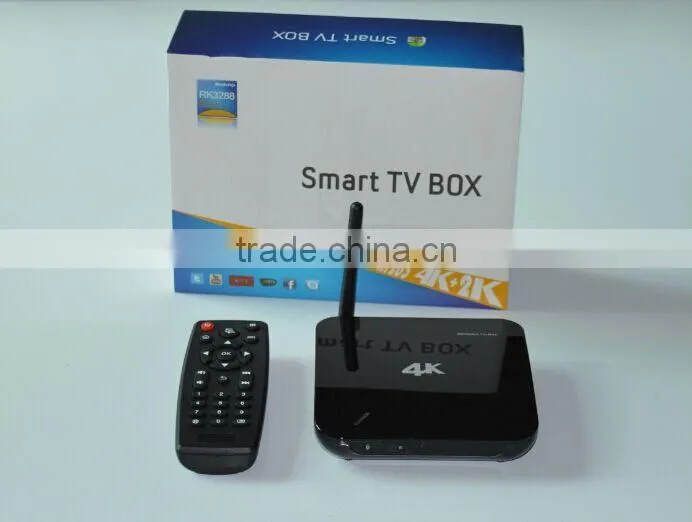 Foisontech Quad core Tv box FT-R3302C with Processor RK3288, Smart TV box Operating System Google Android4.4 of 4k TV box