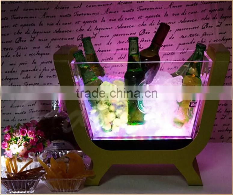 2016 NEW Champagne LED ice bucket 6 bottles pack
