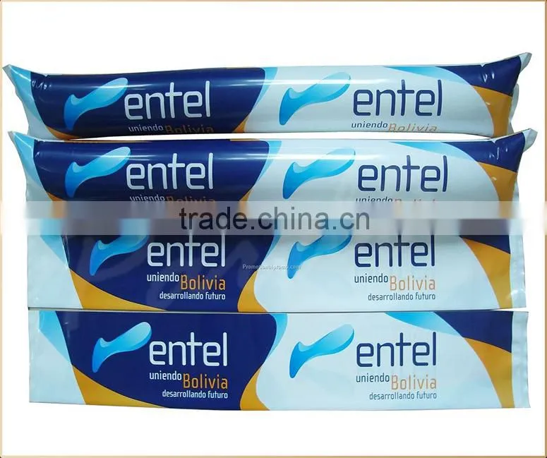 PE/PVC plastic inflatable thunder stick cheering bang bang sticks