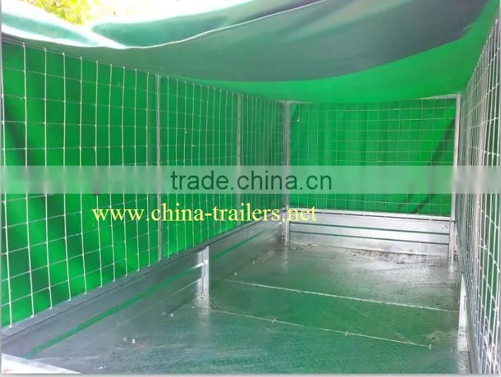10*5 hot dipped galvanized box trailer